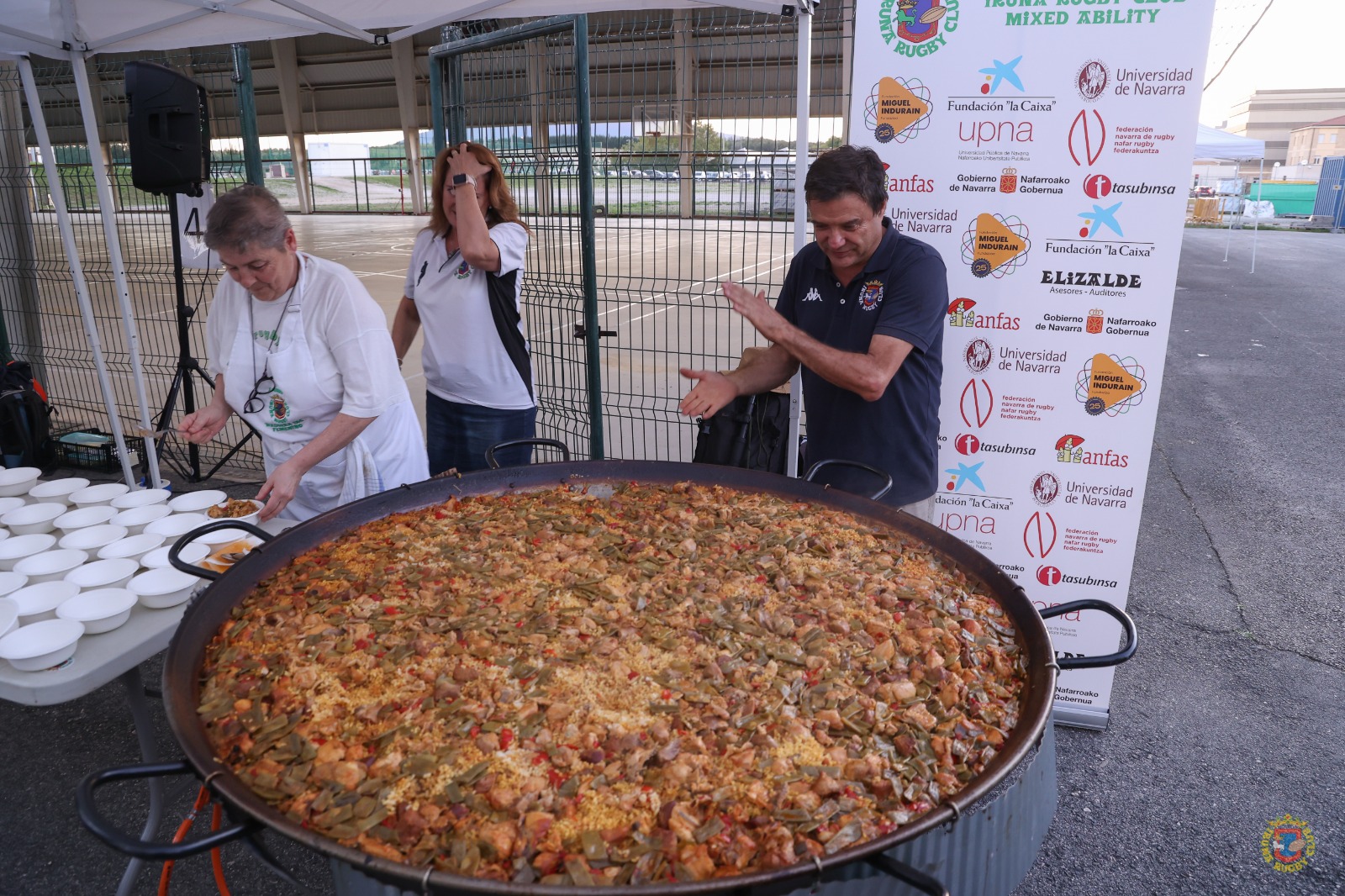 Pamplona recibió la visita del seleccionado MARI´s (Mixed Ability Rugby Invitational)